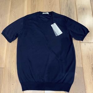 Alpha Studio cotton sweater tee